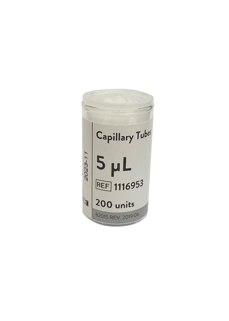 CAPILLARY TUBES 5µL (200...